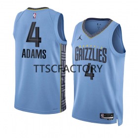 Herren NBA Memphis Grizzlies Trikot Steven Adams 4 Jordan 2022-23 Statement Edition Blau Swingman